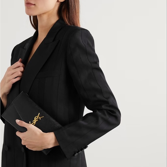 Rare & Nappa YSL Saint Laurent Uptown Large Shiny Smooth Leather - Picture 9 of 12